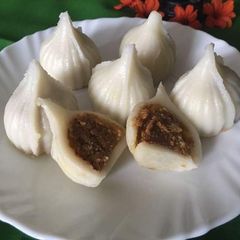 Ukadiche Modak with Puran poli stuffing ! A picture of Ukadiche Modak with Puran poli stuffing !.
