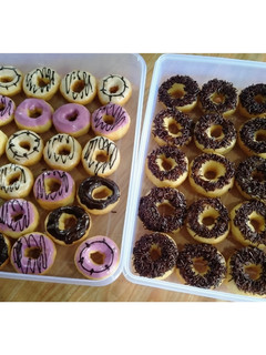 Foto resep Donat ekonomis tanpa telur