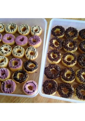 Foto resep Donat ekonomis tanpa telur