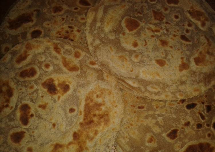 Recipe of Ultimate Wholewheat (Brown) Chapatis