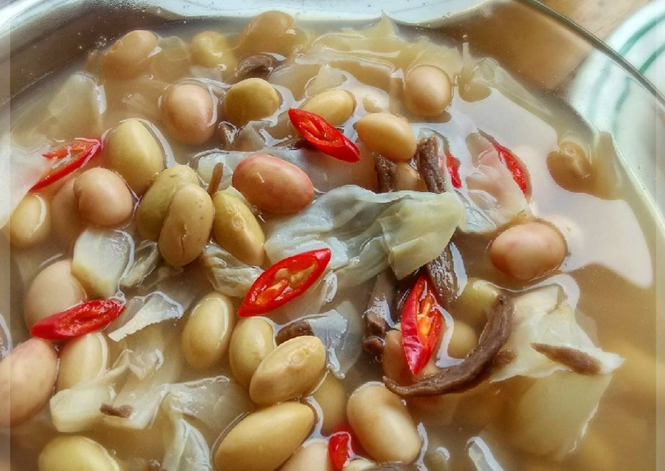 Kubis merah dengan sayuran