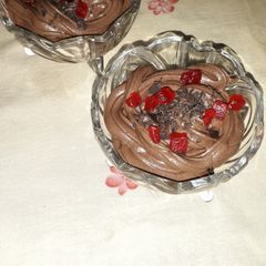 Eggless chocolate mousse recipe A picture of Eggless chocolate mousse recipe.