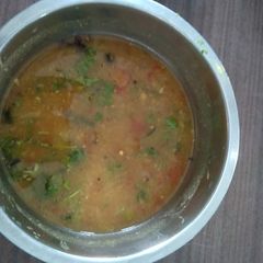 A picture of Paruppu thakkali Dal.