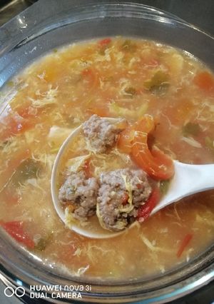 A picture of Beef Soup.