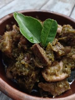 Foto resep Lidah sapi cabai hijau