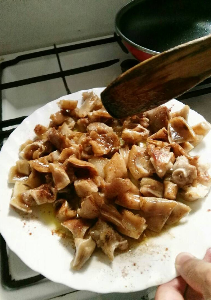 Una foto de Oreja de cerdo a la gallega