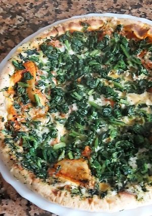 Foto principal de Pizza de espinacas al microondas