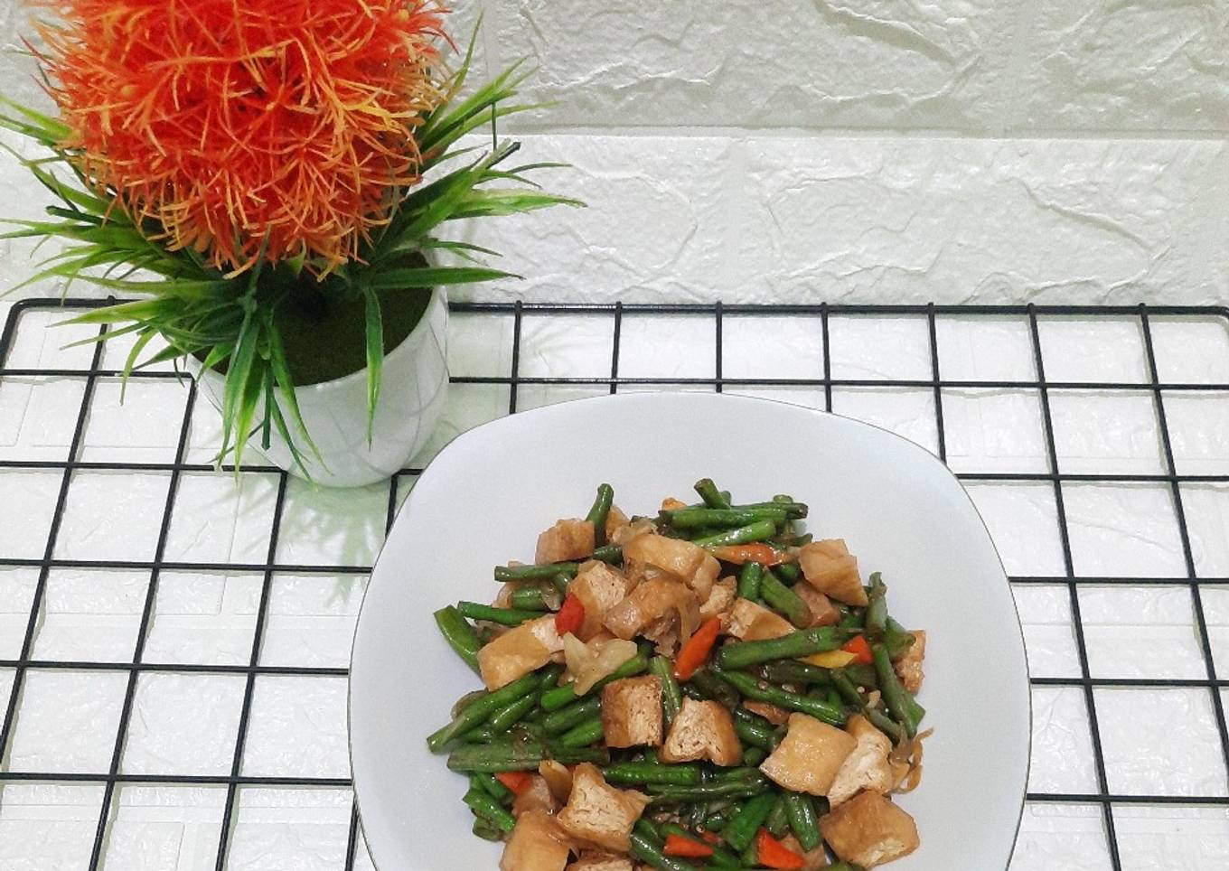 Tumis Tahu Kacang Panjang
