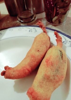 A picture of Mirch ke Pakoray.