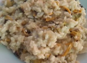 Una foto de Risotto de camagrocs