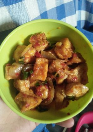 Foto resep Oseng tahu simple