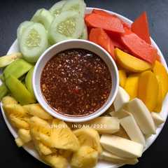 A picture of Rujak Buah.