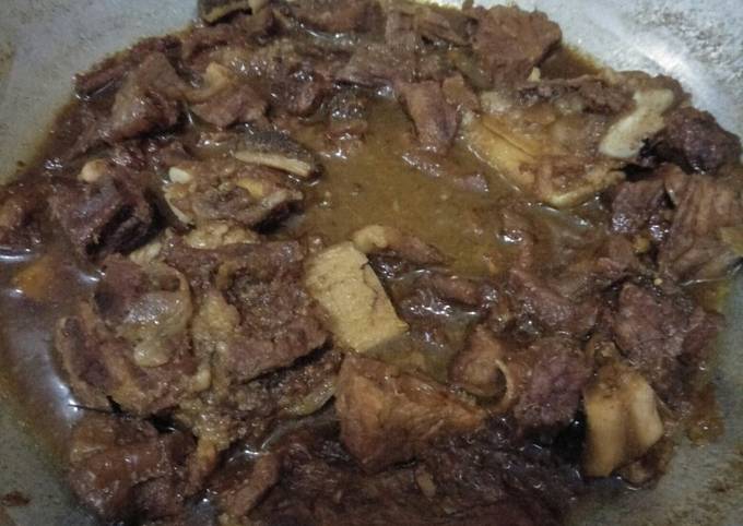 Semur daging sapi simple