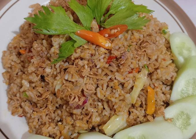 Nasi goreng telur bebek