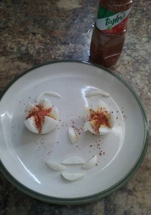 Una foto de Huevos duros
