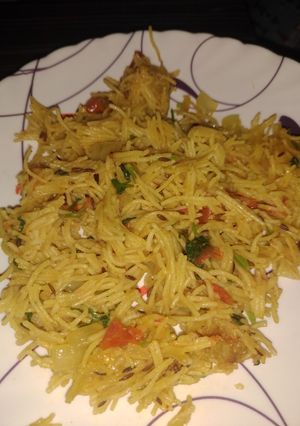 A picture of Namkeen vermicelli.