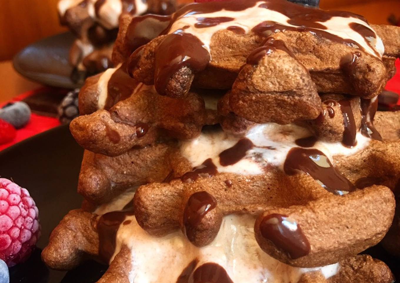 Gofres “Selva negra” fit