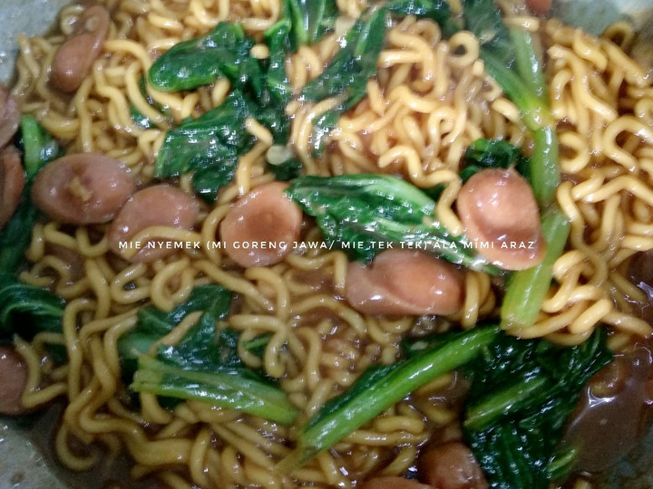 Resep Mie Nyemek (Mi Goreng Jawa/Mie Tek Tek) Anti Gagal