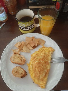 Una foto de Omelette de jamón y queso #2
