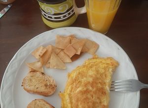 Una foto de Omelette de jamón y queso #2