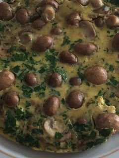 Una foto de Tortilla de portobello