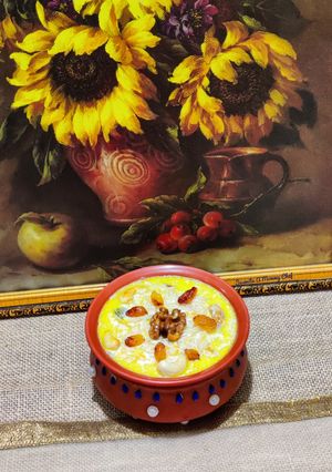 A picture of Vermicelli-carrot kheer (semiya- gajar kheer).