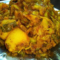 Cabbage Potatoes fry A picture of Cabbage Potatoes fry.