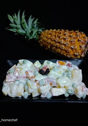 A picture of Russian Salad.