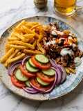 Kebab VI - drobiowy - danie na talerzu 🌶 🌶