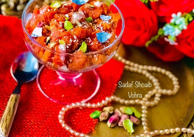 Shahi Gajar Halwa / Mughali Gajar Halwa / Carrot Halwa