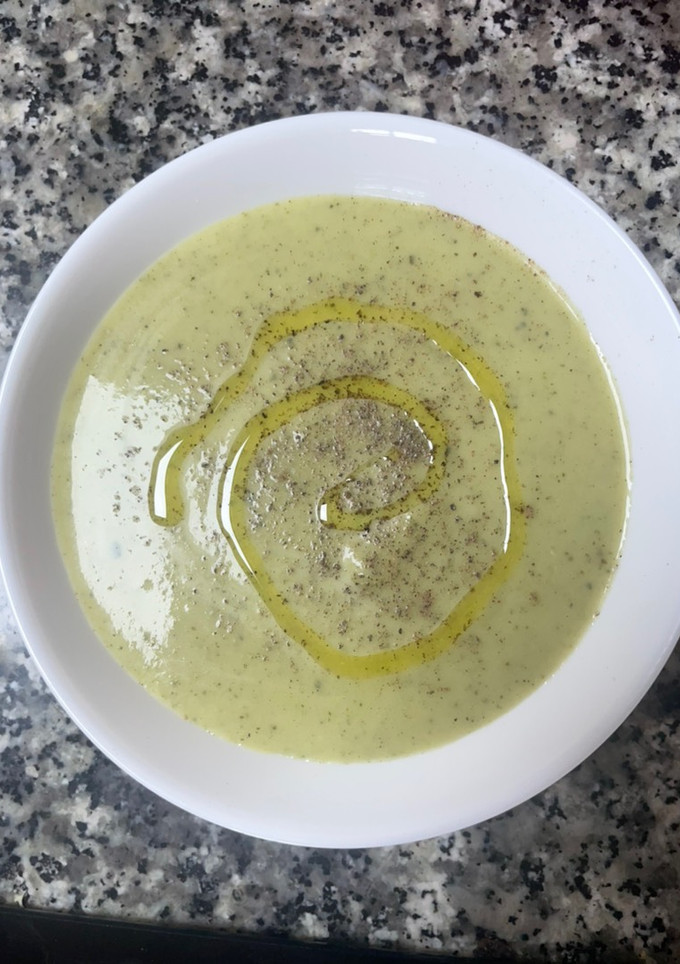 Una foto de Crema de Calabacín