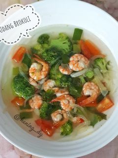 Foto resep Sup Udang Brokoli