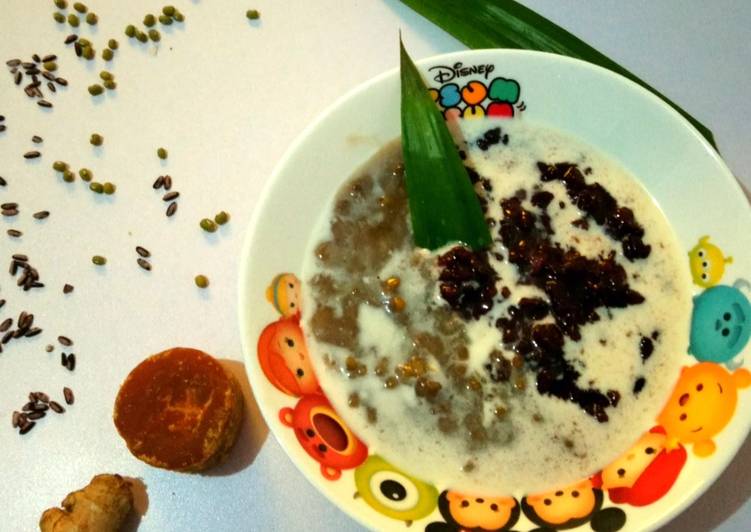 Bubur kacang ijo & ketan  hitam#MenuSehatAnak
