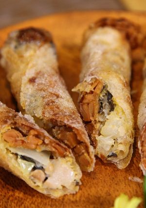 Hình của món Chả giò Đậu Tương Natto.