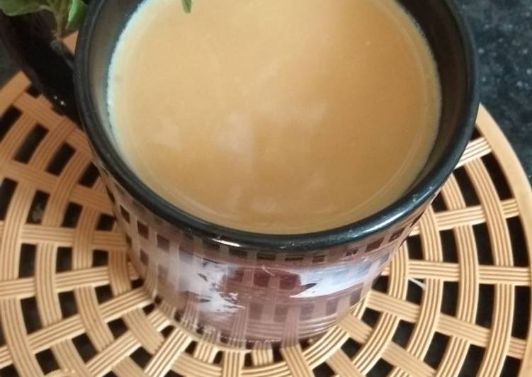 Easiest Way to Prepare Quick Ginger-Tulsi (Basil)Tea