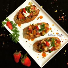 A picture of Bruschetta.