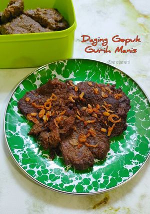 Foto resep Daging Gepuk Gurih Manis (Empal Empuk)