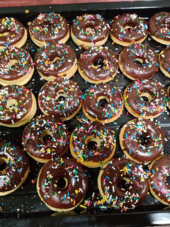 Una foto de Donut de avena saludable
