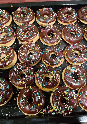 Una foto de Donut de avena saludable