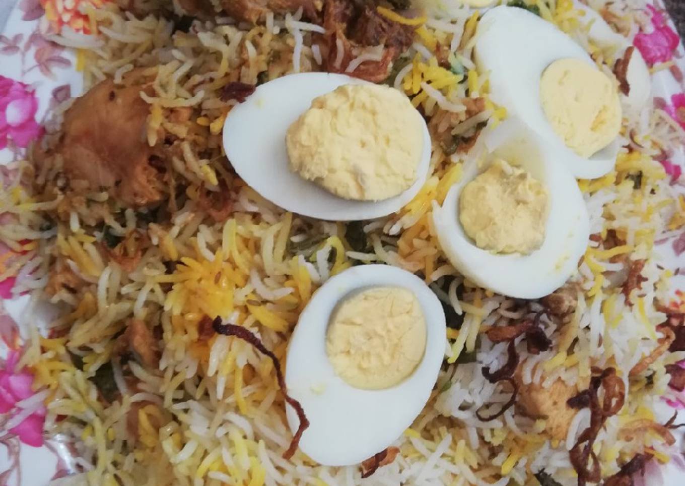 Hydrabadi chicken dum biryani