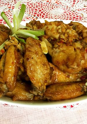 Hình của món Gà rán chua ngọt.