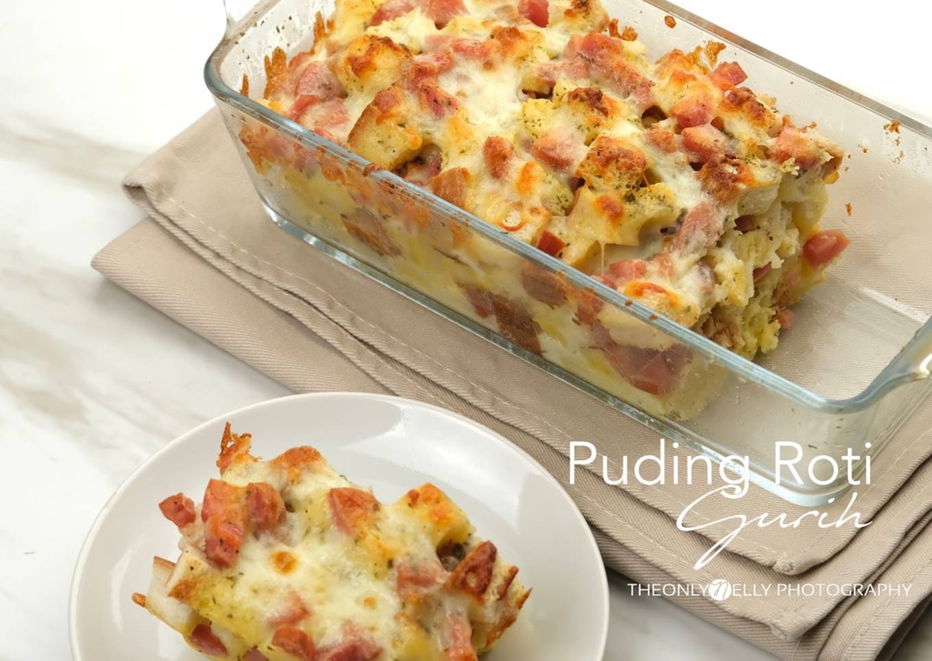 Resep Puding Roti Gurih (Puding Roti Telur Sosis), Sempurna