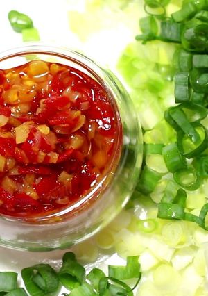 匠弄。星蔥辣椒醬 Hot Chili Sauce with Green Onion Recipe 的食譜成品照片