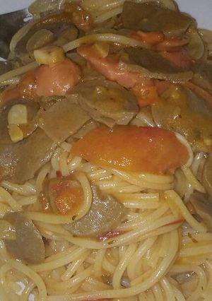 Foto resep Spaghetti pedas ala anak kos