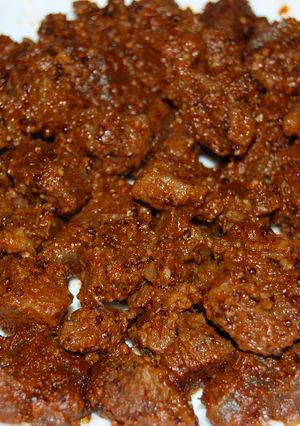 A picture of Beef Vindaloo.
