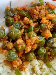 Foto resep Oseng Oncom Lenca kemangi Pedas