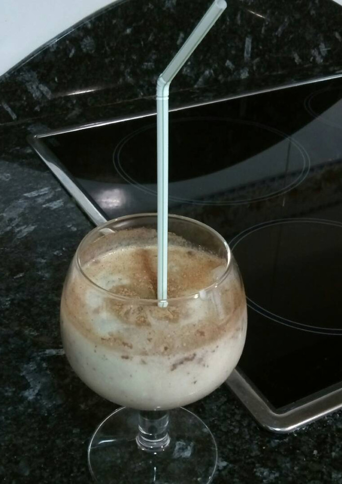 Una foto de Batido de melón con leche de soja y canela