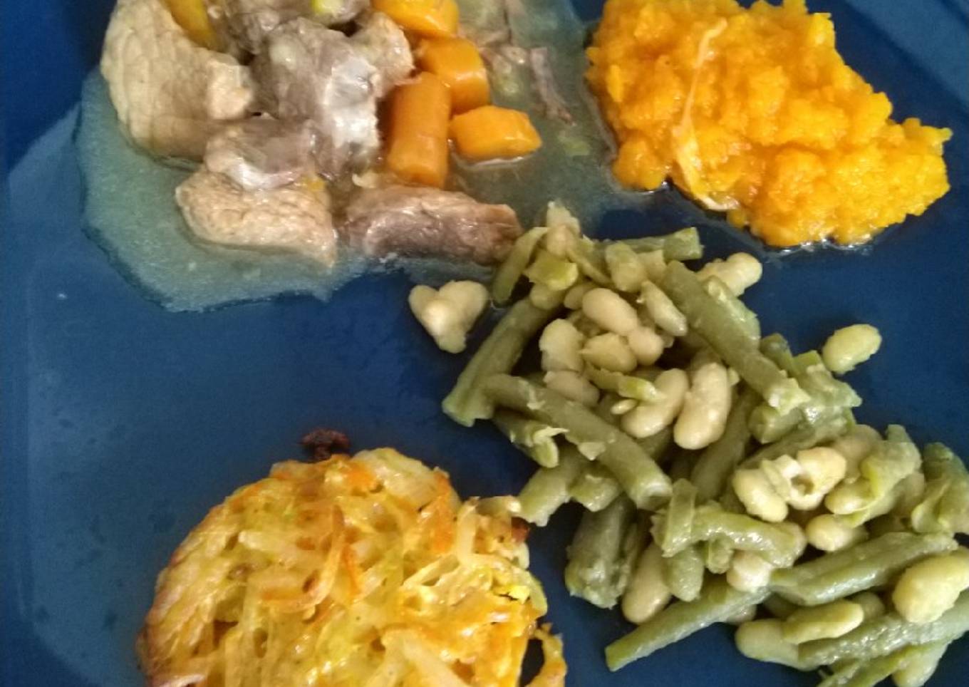 Curry d'agneau et de porc