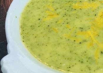 Unique Recipe Cream of Broccoli Cheddar Soup Delicious Steady