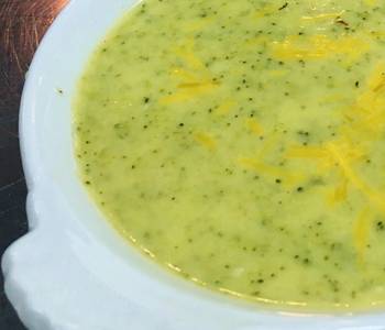 Easy Fast Cooking Cream of Broccoli Cheddar Soup Savory Delicious